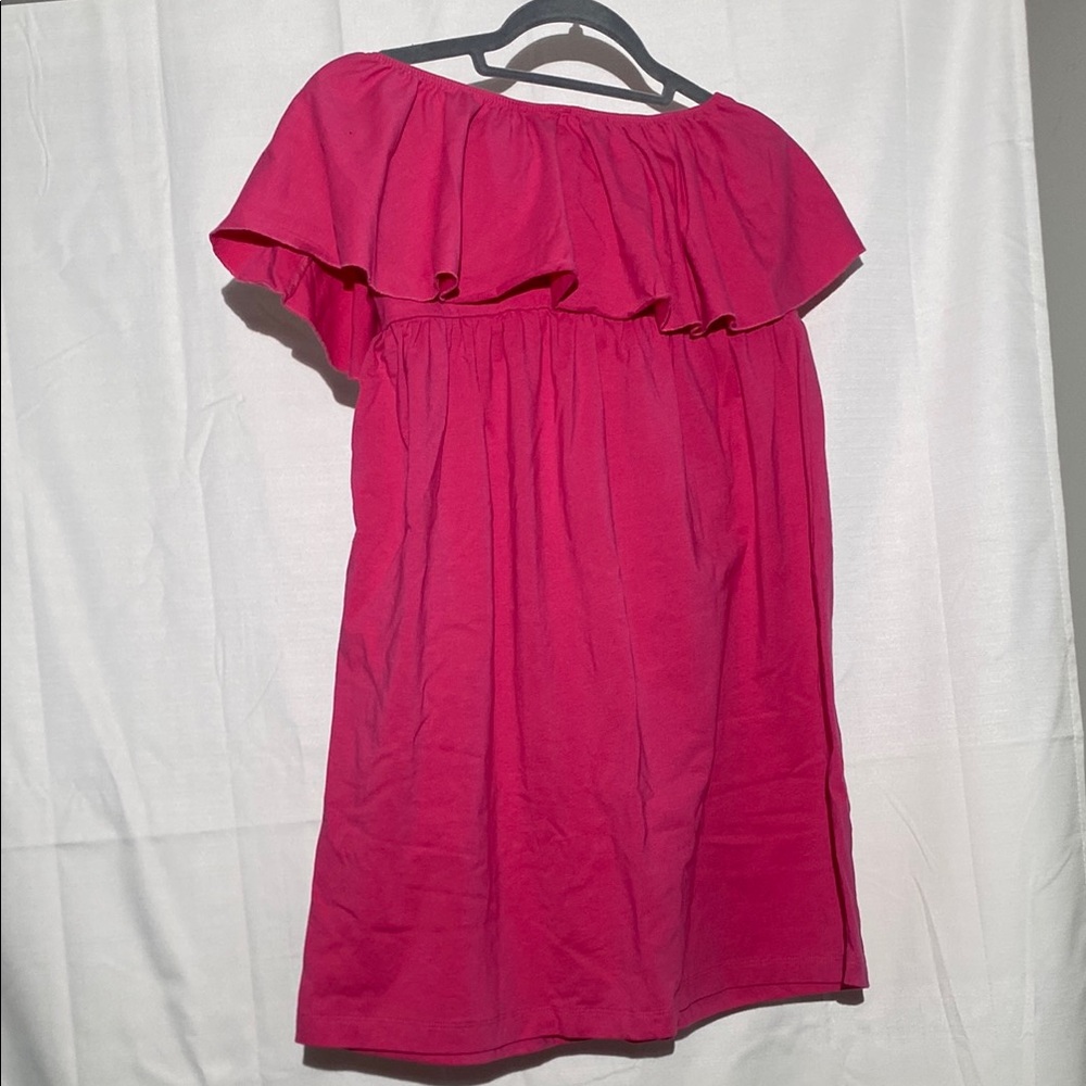 Off-Shoulder Pink Dress